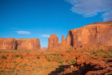 Monument Valley Arizona ve Utah Amerika Birleşik Devletleri'nde arasındaki sınırda