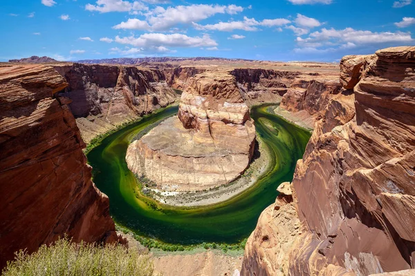 Ffviewpoint Horse Shoe Bend Page Arizona Usa — стоковое фото