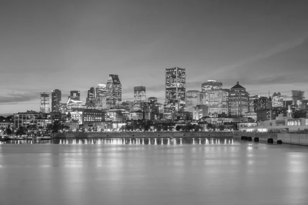 Downtown Montreal Skyline Sunset Canada — Stock Photo, Image