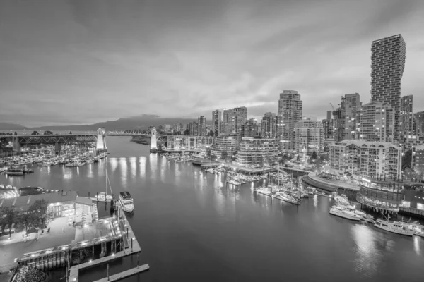 Schöne Aussicht Auf Die Skyline Von Vancouver British Columbia Kanada — Stockfoto