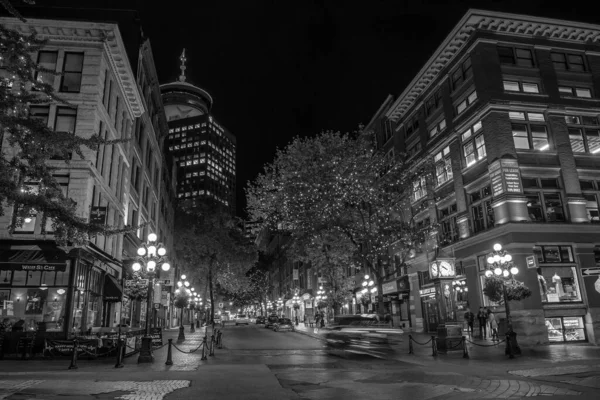 Vancouver Canada Вересня 2019 Old Steam Clock Vancouver Historic Gastown — стокове фото