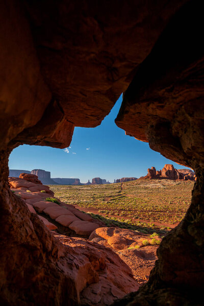 Долина Монументов на границе между Аризоной и Ютой в США
