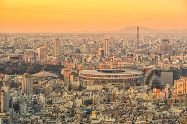 Tokio Japonsko Prosince 2019 Nový Národní Stadion Olympijský Stadion Tokiu — Stock fotografie