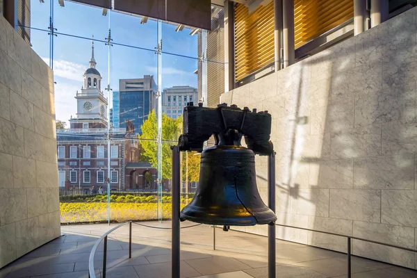 Liberty Bell Старый Символ Американской Свободы Филадельфии Пенсильвания Сша — стоковое фото