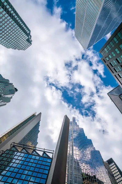 Buscando Fotos Del Distrito Financiero Del Centro Con Rascacielos Toronto — Foto de Stock