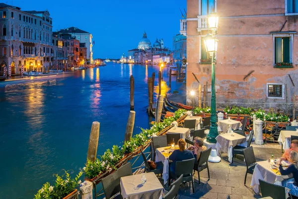 Cityscape Image Venice Italy Night — стокове фото