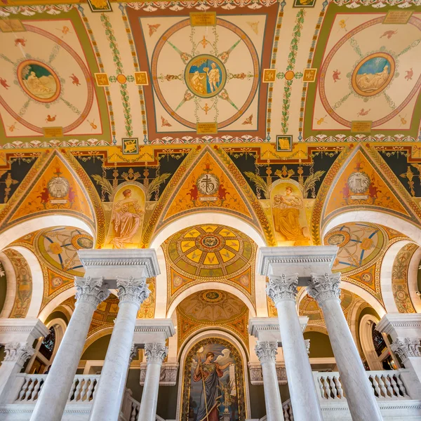 Библиотека Конгресса, интерьер здания, DC — стоковое фото