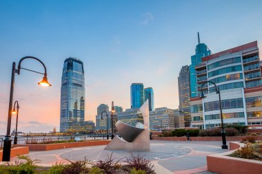 Hudson Nehri Waterfront geçit, Jersey City görünümünden.