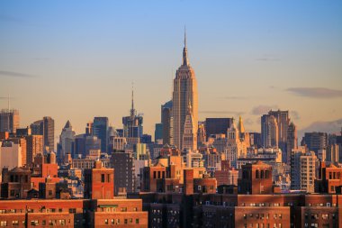 New York şehrinin silüeti
