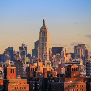 New York şehrinin silüeti