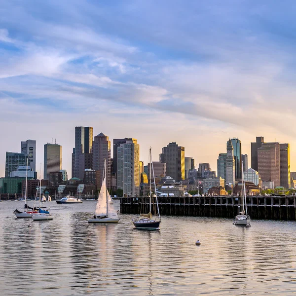 Boston Skyline. — Fotografia de Stock