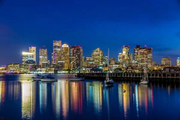 Boston downtown skyline panorama — Stock Photo, Image