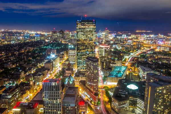 Aerial view of Boston in Massachusetts — Stock Photo, Image
