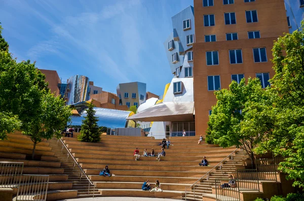 Ray and Maria Stata Center on the campus of MIT — Stock Photo, Image