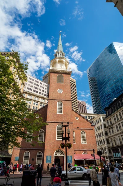 Old South Meeting House in down town Boston — Stock Photo, Image