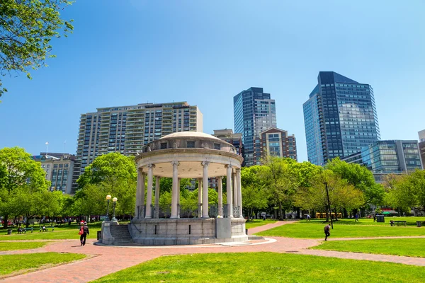 Boston Public Garden en Massachusetts — Foto de Stock