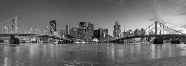 Pittsburgh şehrin manzarası