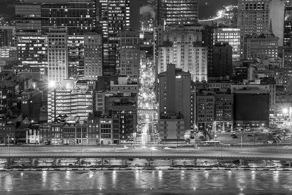 Skyline del centro di Pittsburgh — Foto Stock