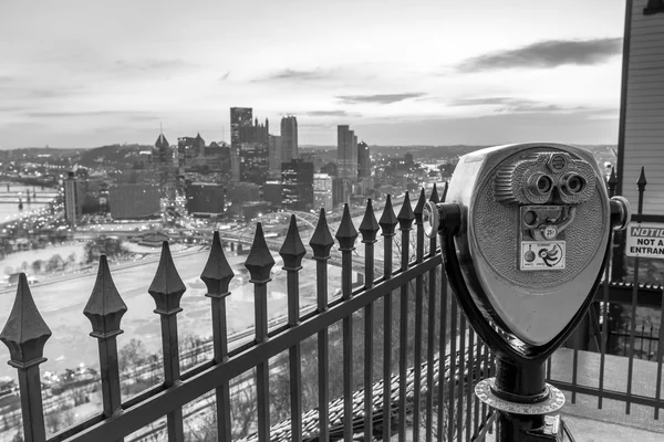 Skyline del centro de Pittsburgh — Foto de Stock