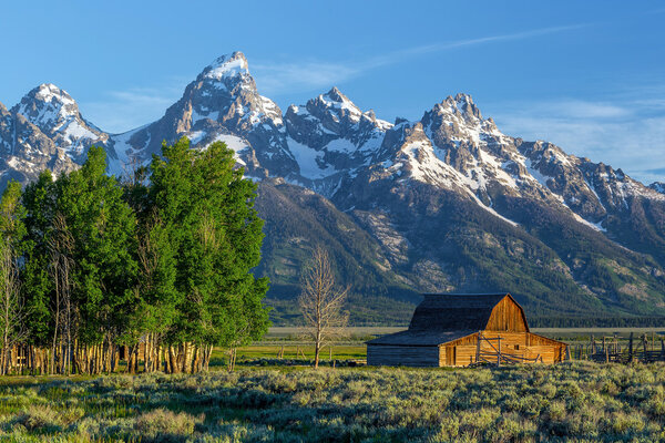 Grand Teton Mountains, Wyoming.