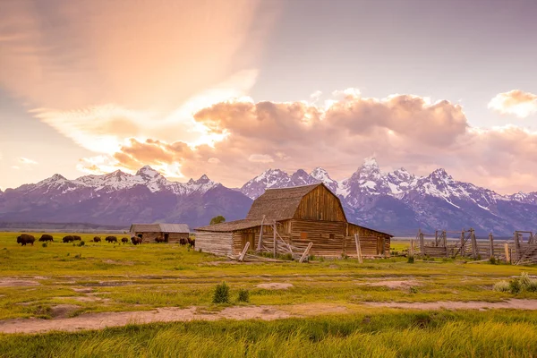 Grand Teton Mountains, Wyoming. — Fotografia de Stock