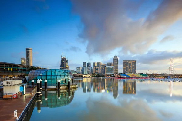 Beuatiful gündoğumu Singapur sabah — Stok fotoğraf