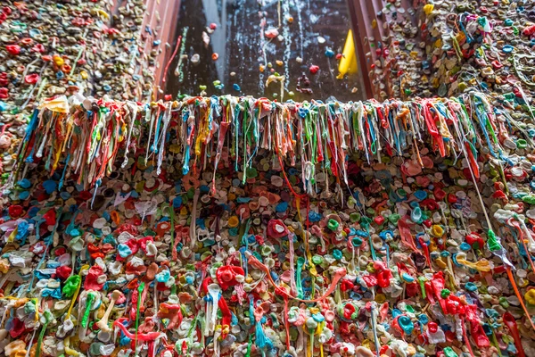 The Market Theater Gum Wall — Stock Photo, Image