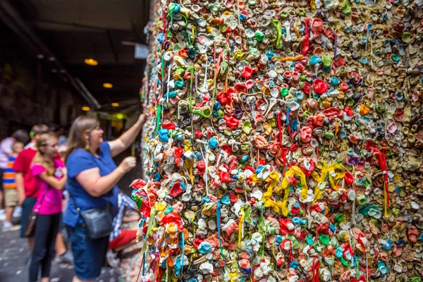 The Market Theater Gum Wall — Stock fotografie