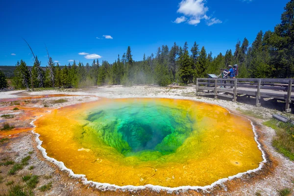Morning Glory havuzu Yellowstone Milli Parkı, Wyoming