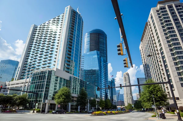 Buckhead, de uptown sectie van Atlanta, Georgia. — Stockfoto