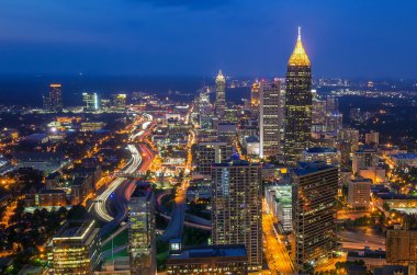 şehir manzarası atlanta, georgia