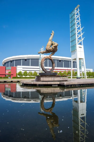 The Georgia Dome in Downtown Atlanta — 스톡 사진