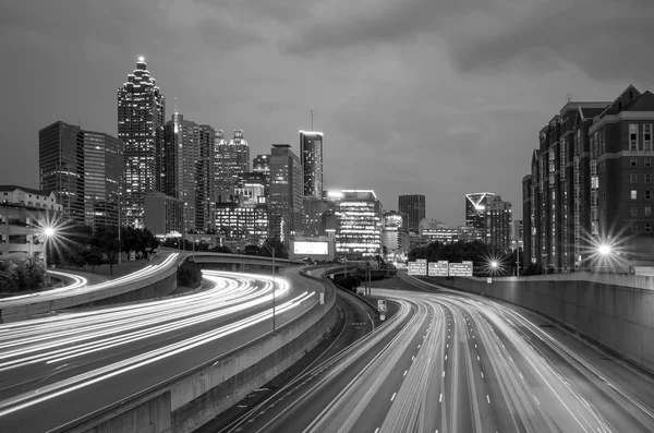Downtown Atlanta, Geórgia, EUA skyline . — Fotografia de Stock