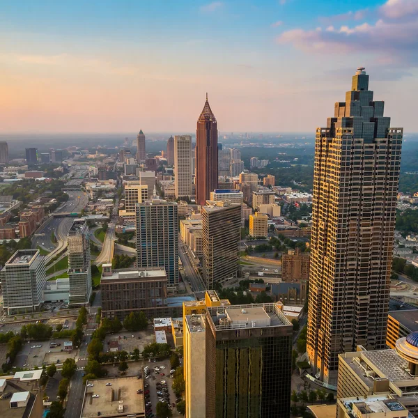 Skyline do centro de Atlanta, Geórgia — Fotografia de Stock