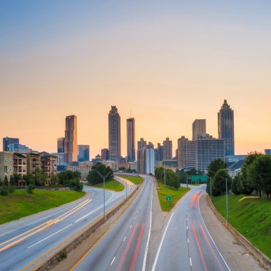 Image of the Atlanta skyline  clipart