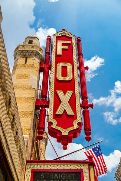 Fox Theatre 4 августа 2014 года в Атланте — стоковое фото