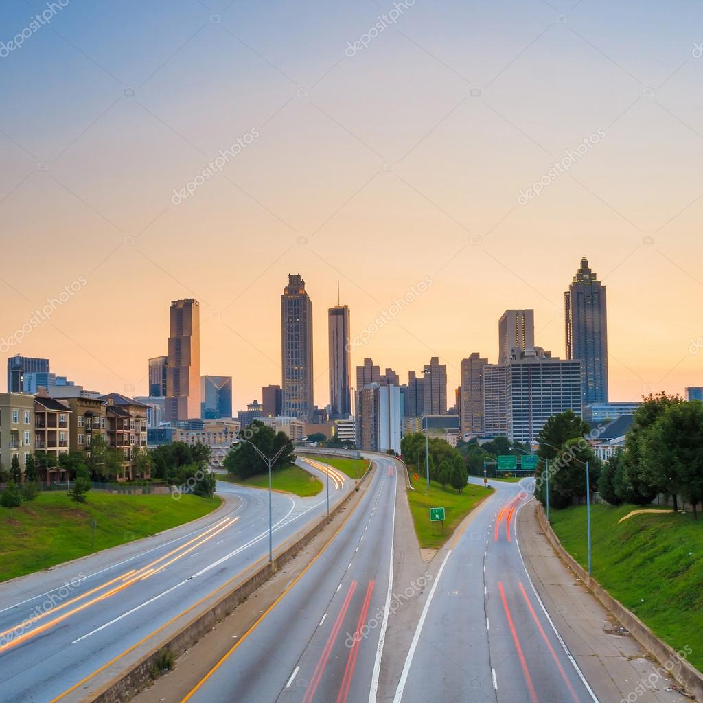 Image of the Atlanta skyline — Stock Photo © f11photo #79404736