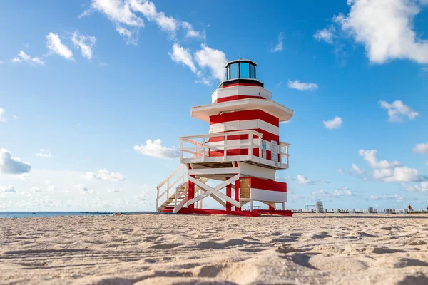 Plavčík věž v south beach, miami beach, florida — Stock fotografie