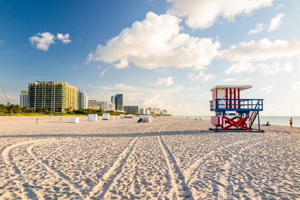 Életmentő torony, South Beach, Miami Beach, Florida — Stock Fotó