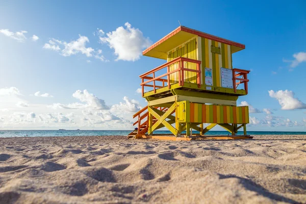 Badmeester toren in south beach, miami beach, florida — Stockfoto