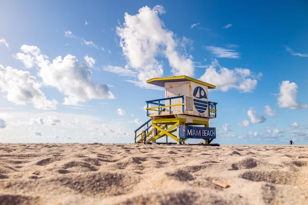 Wieża ratownik w south beach, miami beach, florida — Zdjęcie stockowe