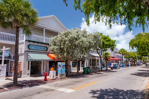 Key West, Florida şehir merkezinin görünümü
