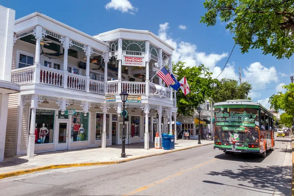 Weergave van het centrum van Key West, Florida — Stockfoto