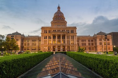Texas State Capitol Building in Austin, TX. clipart