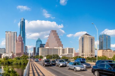 Austin, şehir manzarası görünümünü