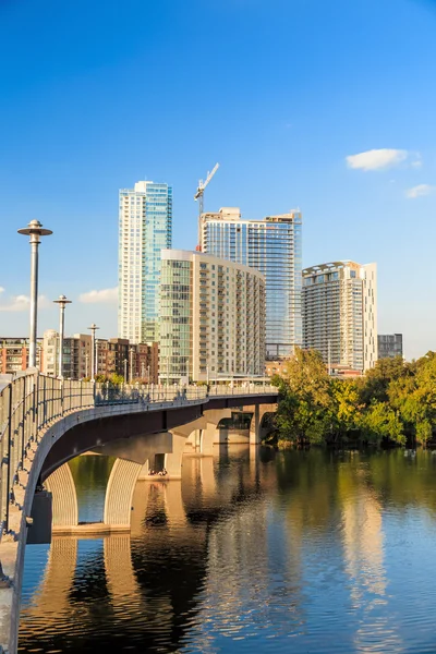 Widok z Austin, panoramę centrum — Zdjęcie stockowe