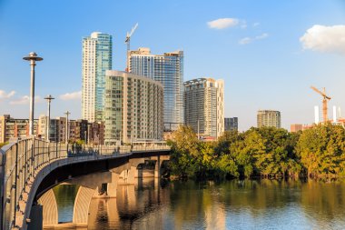 Austin, şehir manzarası görünümünü