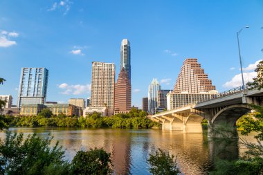 Austin, şehir manzarası görünümünü