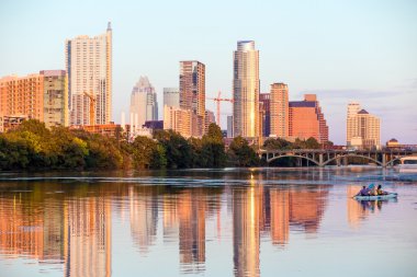 Austin, şehir manzarası görünümünü