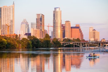 Austin, şehir manzarası görünümünü